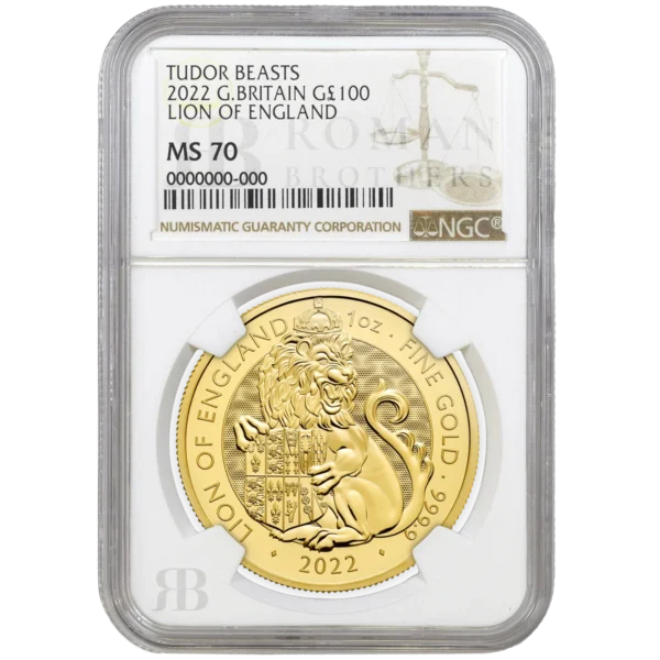 Tudor Beast 2022 Lion Of England Graded from MS68+