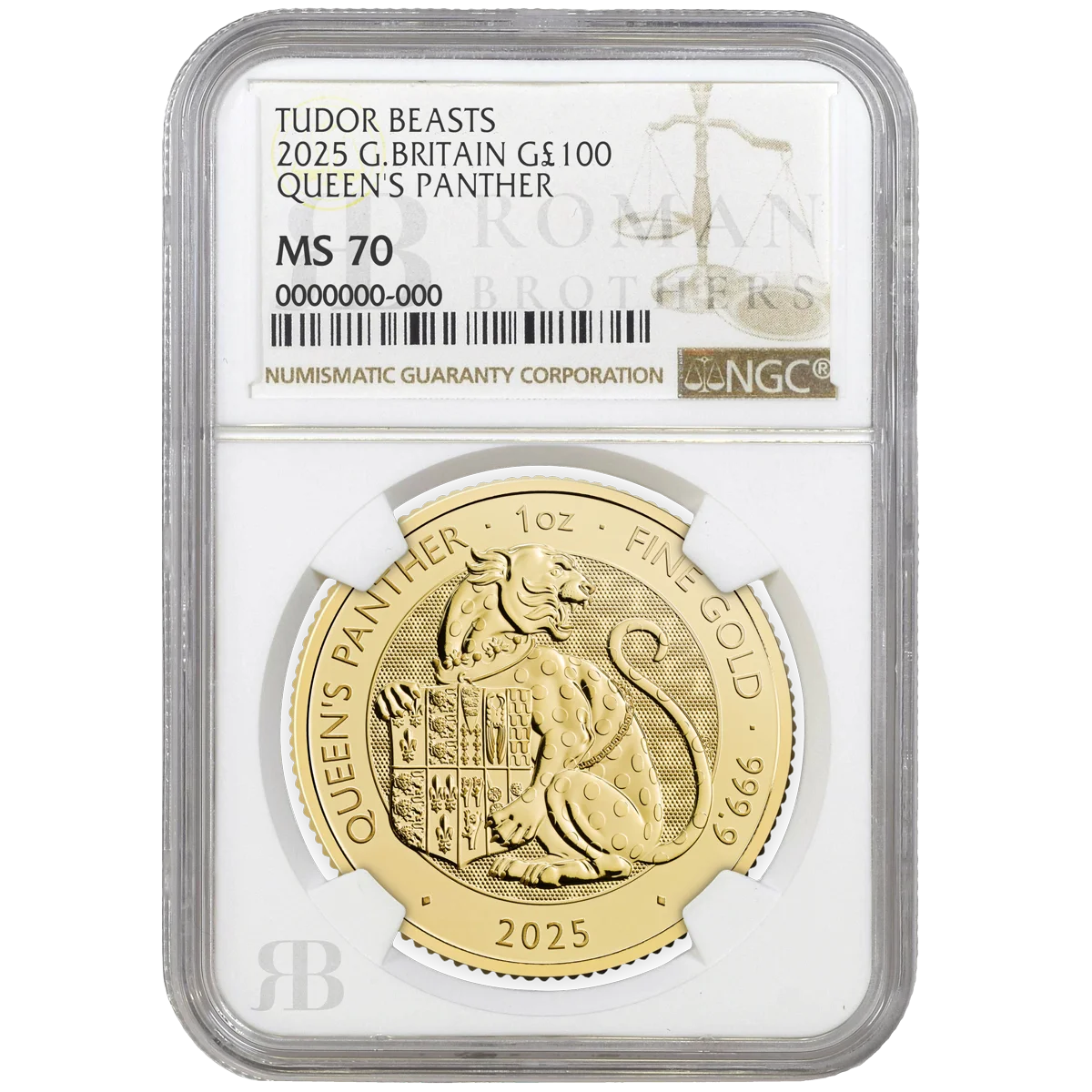 Tudor Beast 2025 Queens Panther (1st Strike) Graded from MS68+