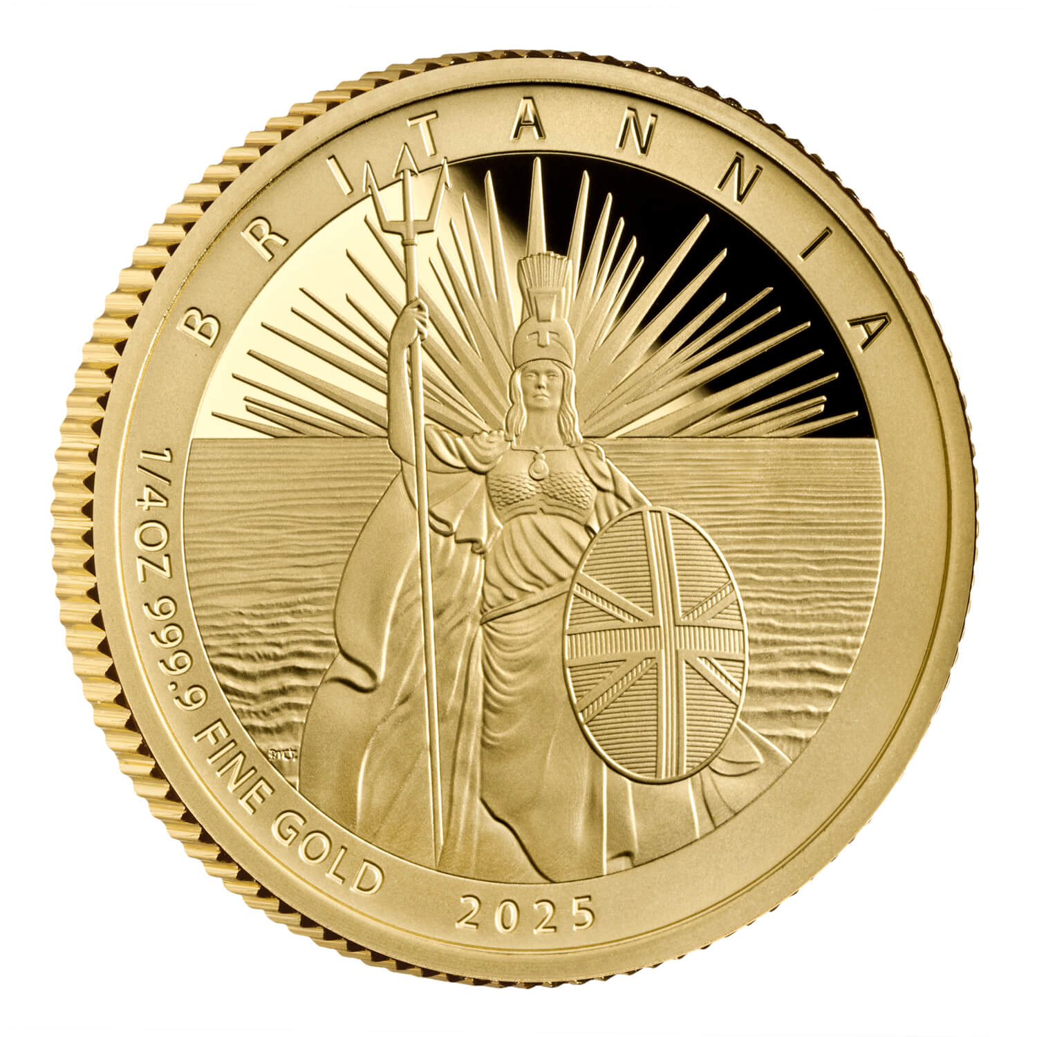 2025 Britannia UK 1/4oz Gold Proof Coin - Image 2